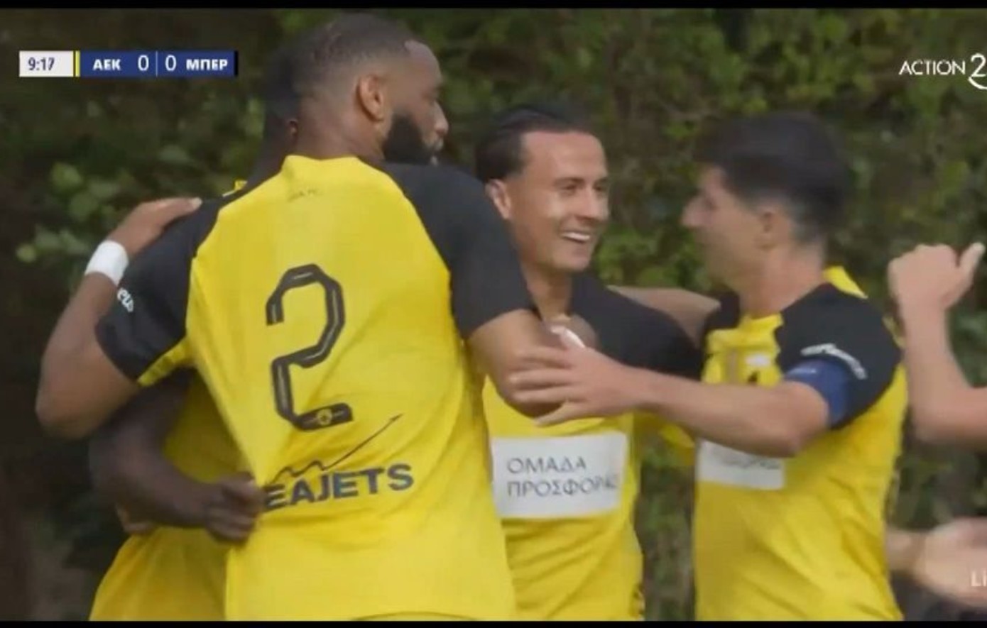 ΑΕΚ &#8211; Μπέρσχοτ: 3-0 το σκορ στο ημίχρονο &#8211; Δείτε τα γκολ